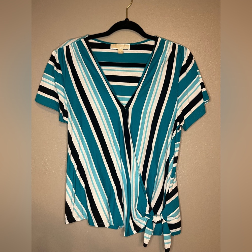 Striped V-Neck Women’s Top